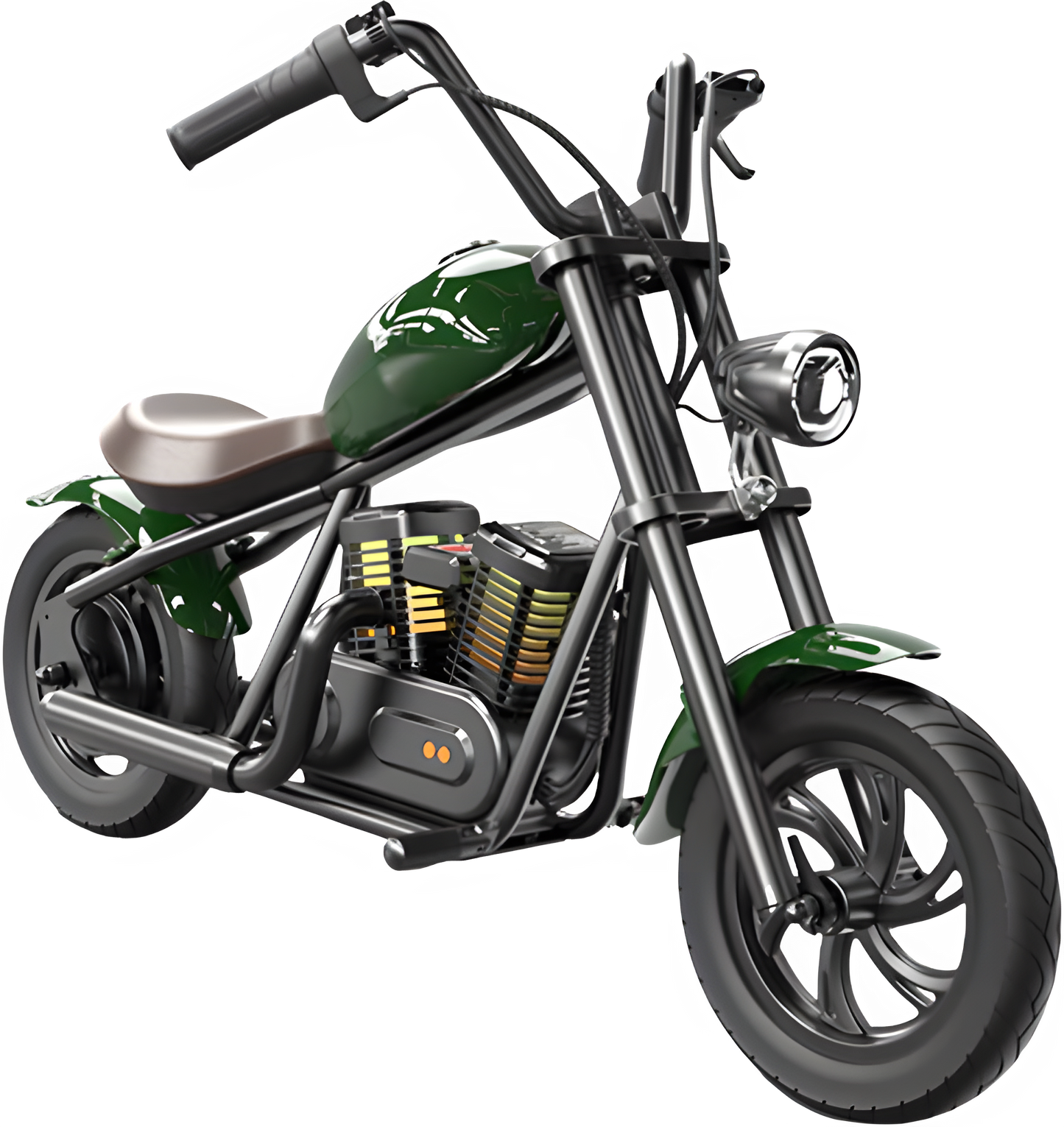 Hyper Gogo Challenger 12 Plus Electric Kids Motorcycle Bluetooth Speaker 21.9V 160W 10 MPH 7.5 Miles - EL-MB07P-ORANGE