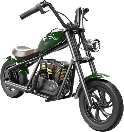 Hyper Gogo Challenger 12 Plus Electric Kids Motorcycle Bluetooth Speaker 21.9V 160W 10 MPH 7.5 Miles - EL-MB07P-ORANGE