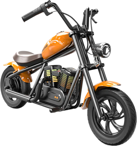 Hyper Gogo Challenger 12 Plus Electric Motorcycle, Bluetooth - EL-MB07C-ORANGE