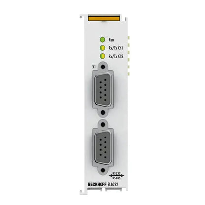 BECKHOFF EtherCAT Terminal, 2-channel communication interface, serial, RS422/RS485, D-sub - EL6022