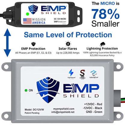 EMP Shield Micro – EMP & Lightning Protection for Vehicles (DC-12V-Micro)
