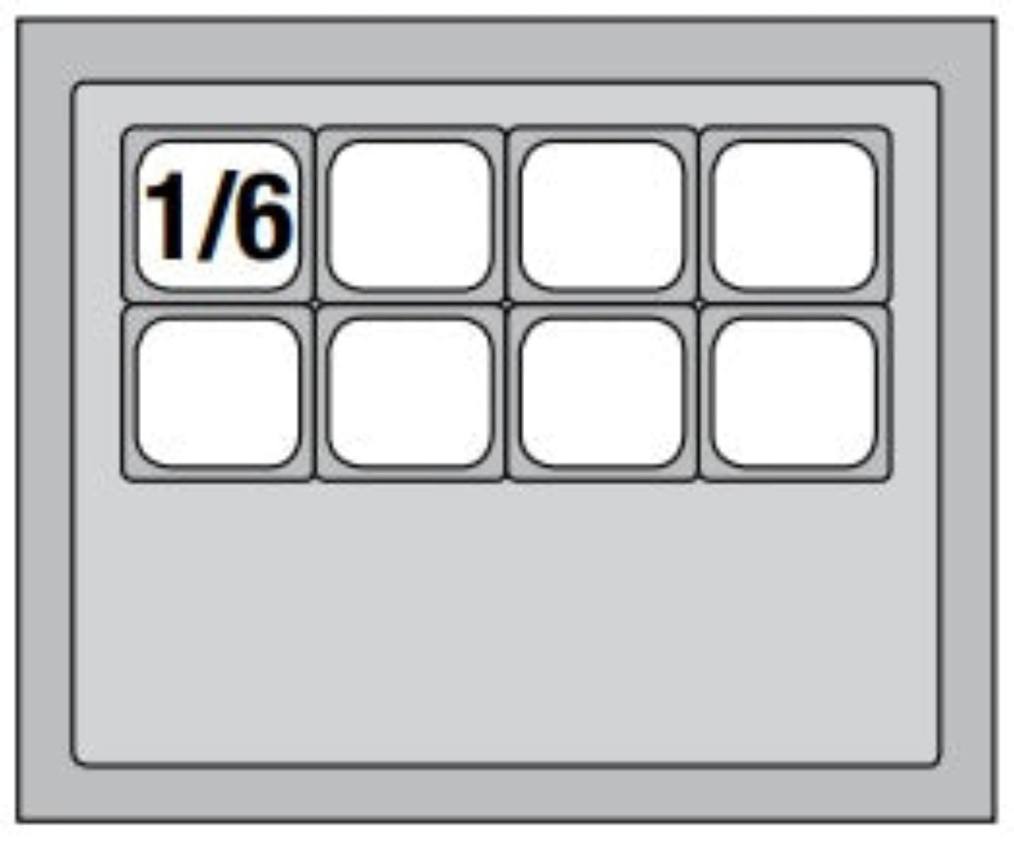 Everest Commercial 35" 8 Pan Pizza Prep Table Refrigerator - EPPR1