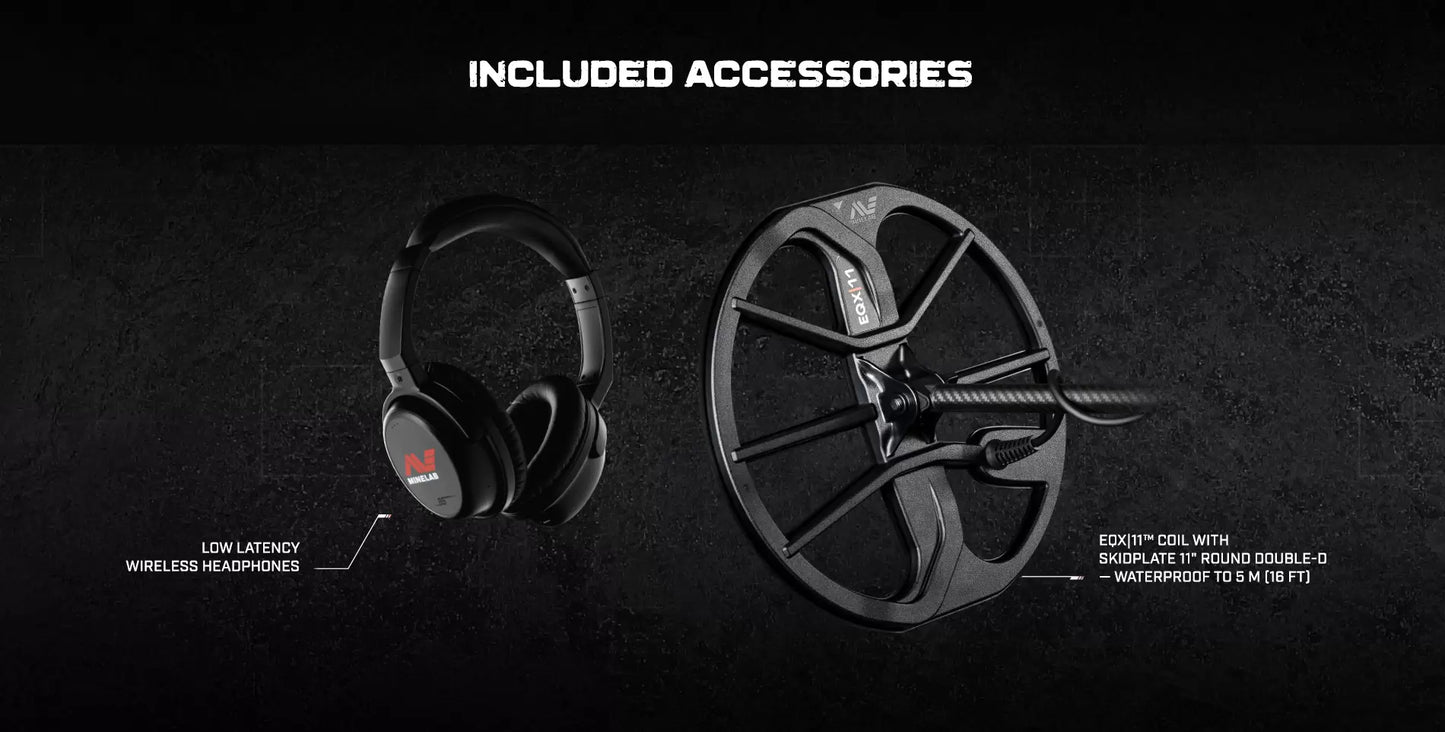 Minelab Equinox 700 with Pro-Find 15 Pointer, 11" plus 6" Coils, Carry Bag, and Finds Pouch