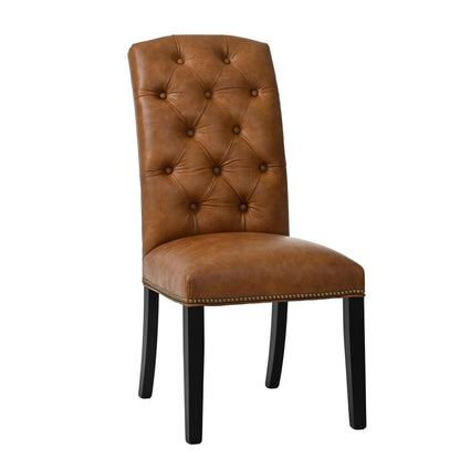 QW Amish Dalton Tufted Upholstered Side Chair - 258M-DAL-404-TUFTED(D)-SIDE-1/2SIDE BY SIDE,06 OLD GOLD,SO-FAB