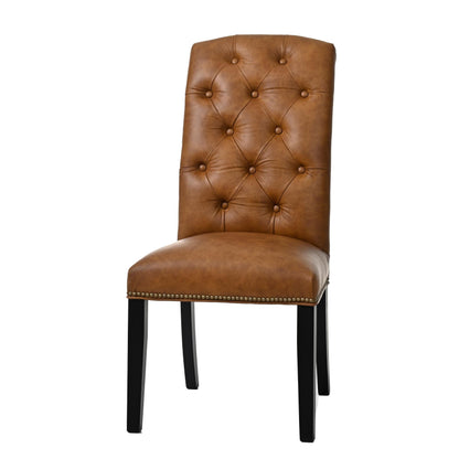 QW Amish Dalton Tufted Upholstered Side Chair - 258M-DAL-404-TUFTED(D)-SIDE-1/2SIDE BY SIDE,06 OLD GOLD,SO-FAB