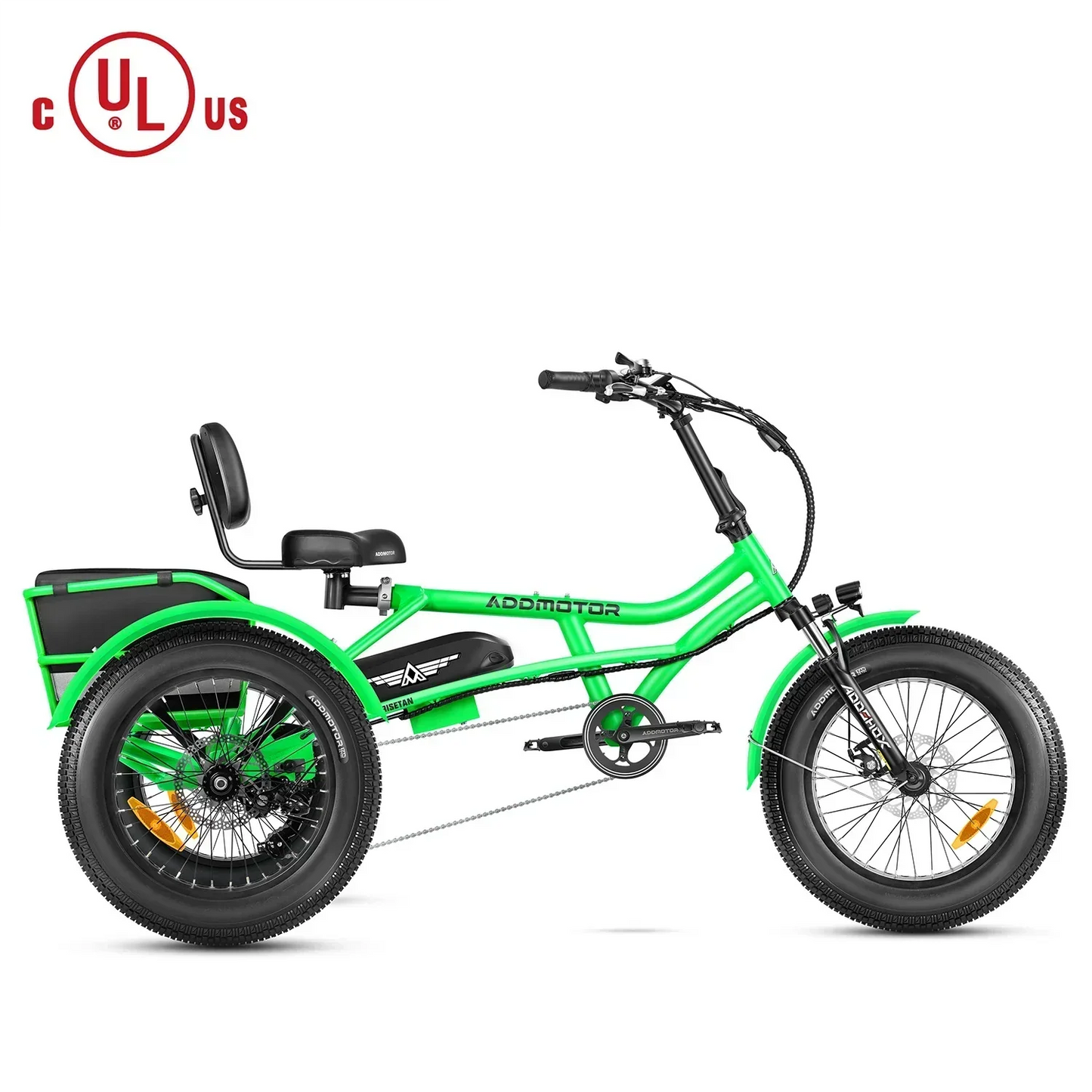 Addmotor 750W 48V Arisetan II M-360 Trike Electric Bike - EB-ADD-AT2-GRN