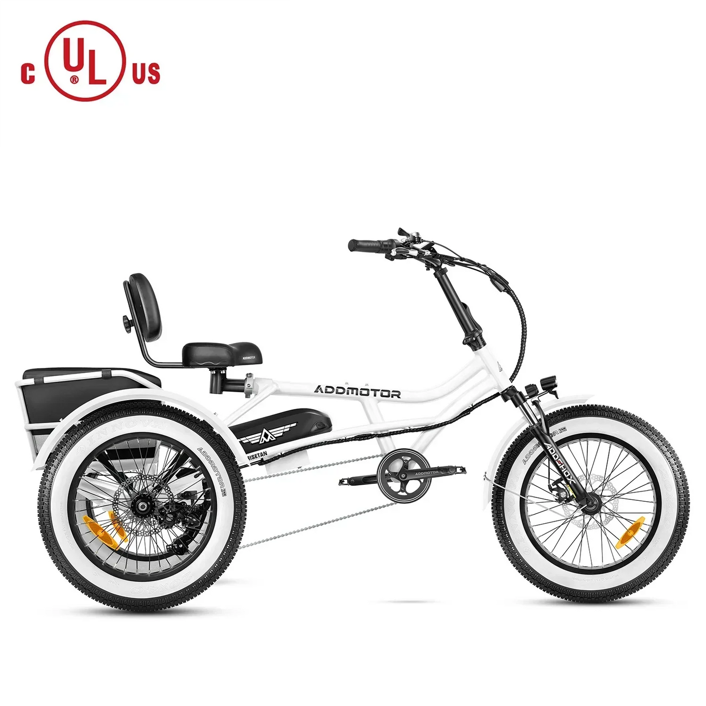 Addmotor 750W 48V Arisetan II M-360 Trike Electric Bike - EB-ADD-AT2-GRN