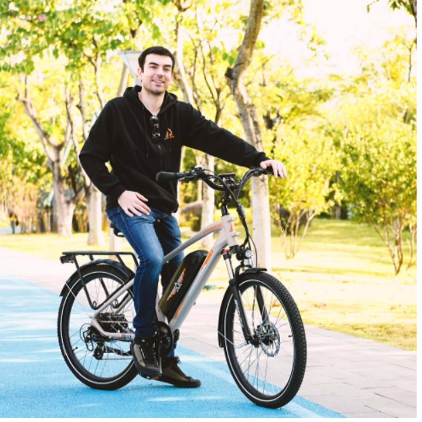 Addmotor 500W E-43 City Pro Electric Bike - EB-E43-CYN