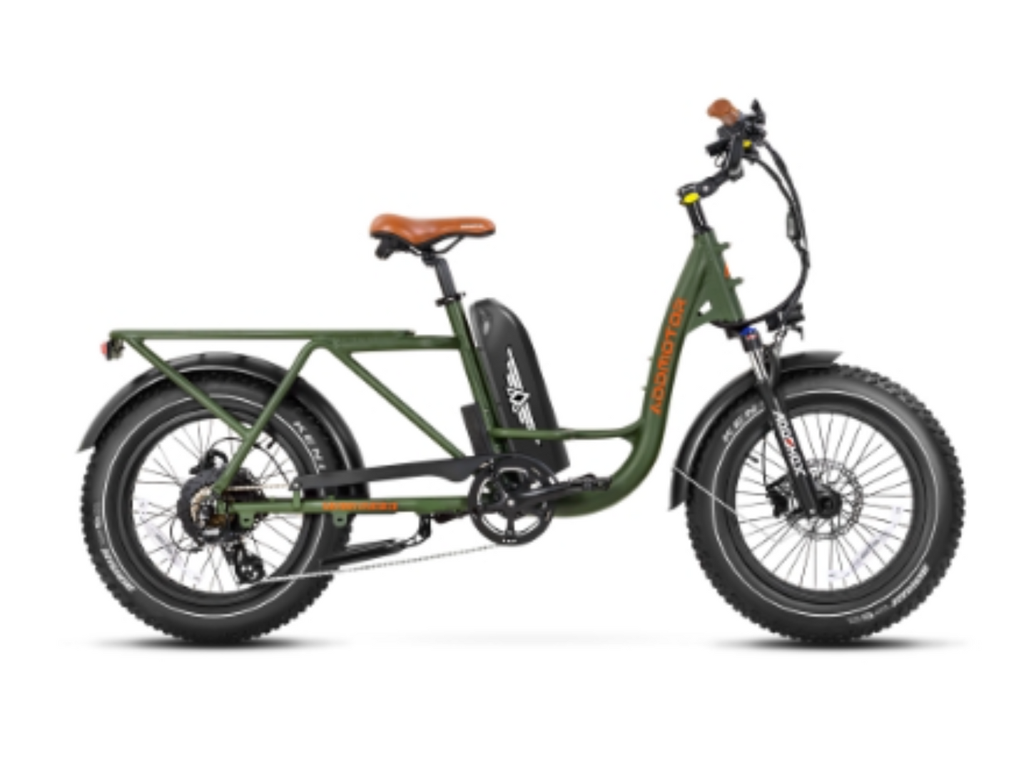 Addmotor 750W 48V GAROOTAN M-81 Cargo Fat Tire Electric Bike - EB-ADD-GM81-ORG