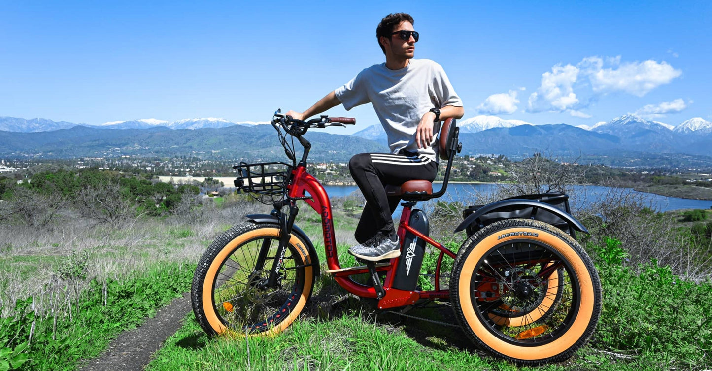 Addmotor 750W 48V Grandtan II Trike Electric Bike -EB-ADD-GTAN2-GRN