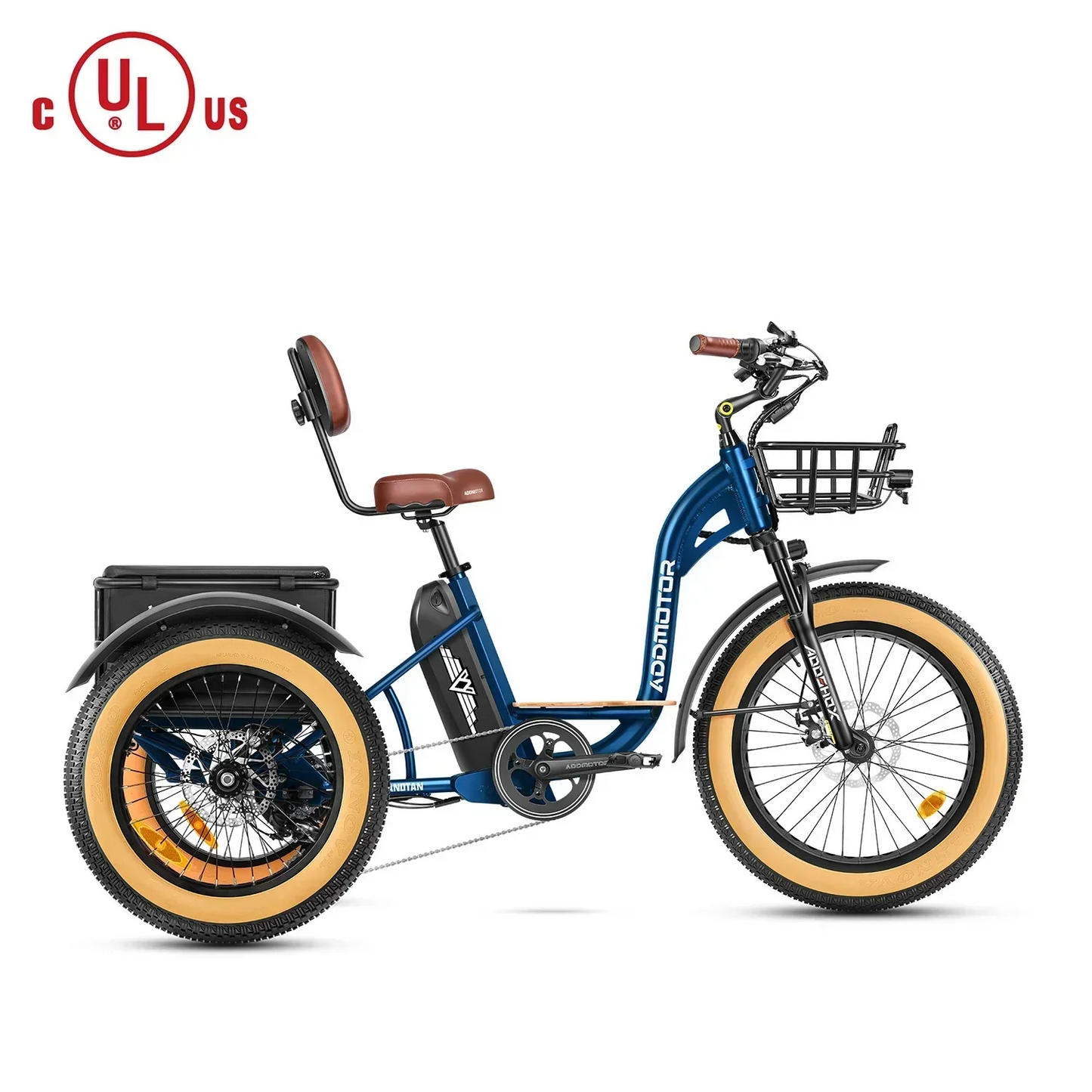 Addmotor 750W 48V Grandtan II Trike Electric Bike -EB-ADD-GTAN2-GRN