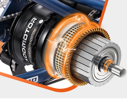 Addmotor 750W 48V Grandtan X Trike Full Suspension Electric Bike