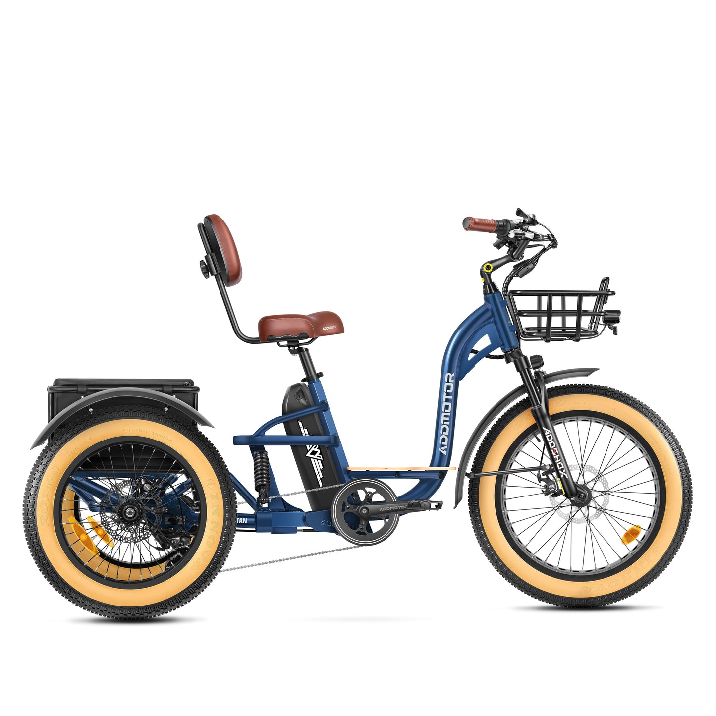 Addmotor 750W 48V Grandtan X Trike Full Suspension Electric Bike