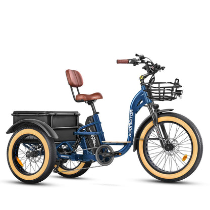 Addmotor 750W 48V Grandtan X Trike Full Suspension Electric Bike