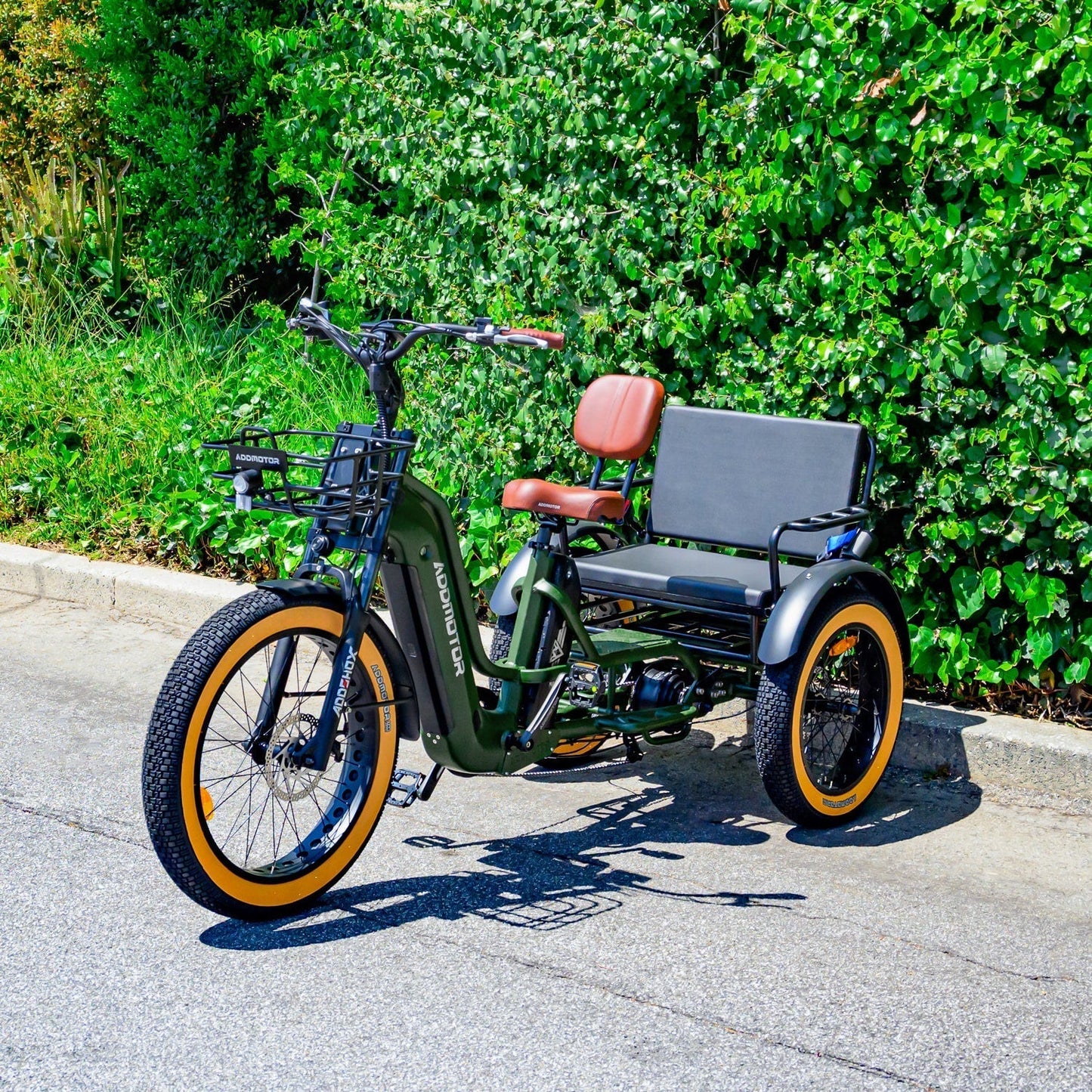 Addmotor 750W 48V Greattan L Trike Fat Tire Electric Bike - EB-ADD-GTL-NBL