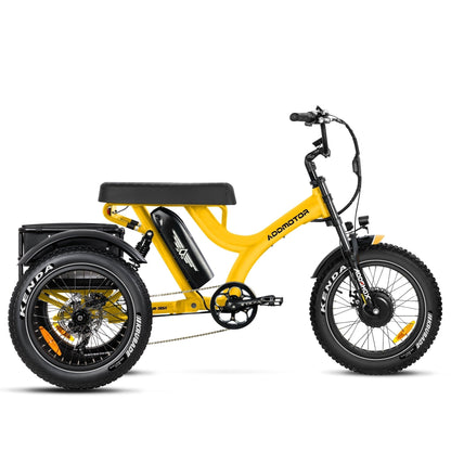 Addmotor 750W Herotri M-365X Banana Seat Electric Trike - EB-ADD-M365X-ORG