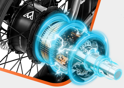 AddMotor 750W Motan M-430 Step-Thru Electric Fat Tire Bike - EB-MOTANM430-BLK