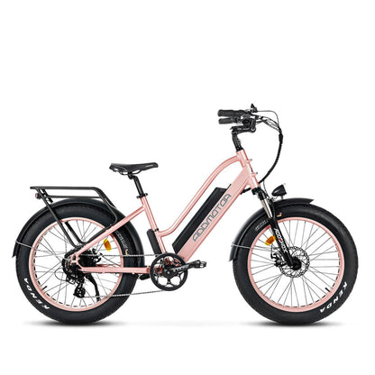 AddMotor 750W Motan M-430 Step-Thru Electric Fat Tire Bike - EB-MOTANM430-BLK