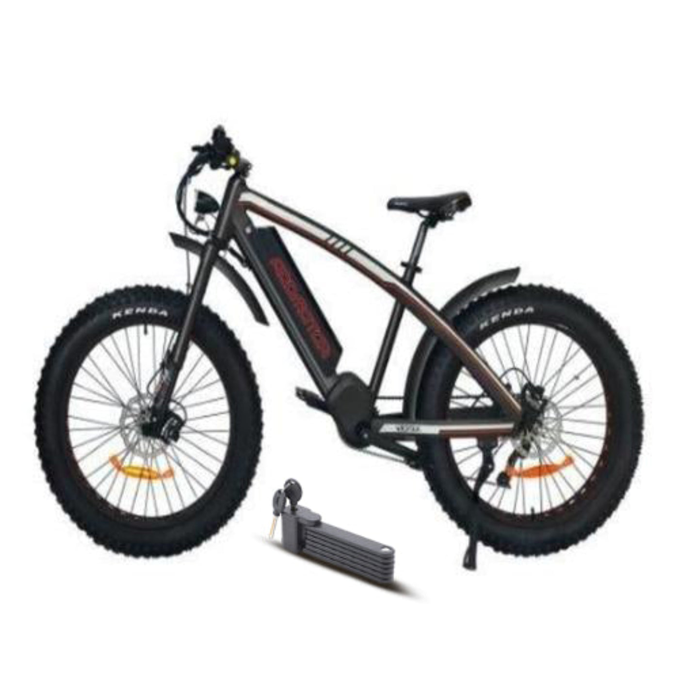 AddMotor 1000W MOTAN M-5600 Wildtan Mid-Drive Hunting Electric Bike - EB-MOTAN-M-5600-BLK