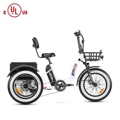 Addmotor 750W 48V Triketan II M-330 Trike Electric Bike - EB-ADD-TT2-YLW