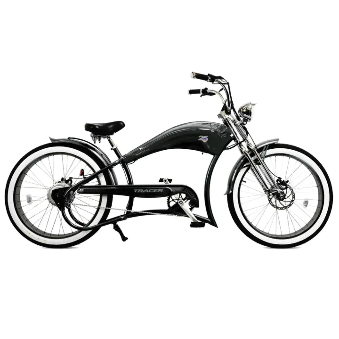 Tracer 500W 26" Twenty5 DS Cruiser Electric Bike - MB-EB-TWENTY5-DS-BK