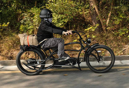 Tracer 1000W 26" Beyond Pro Classic Stretch Electric Bike - MB-EB-BP1000-BLK