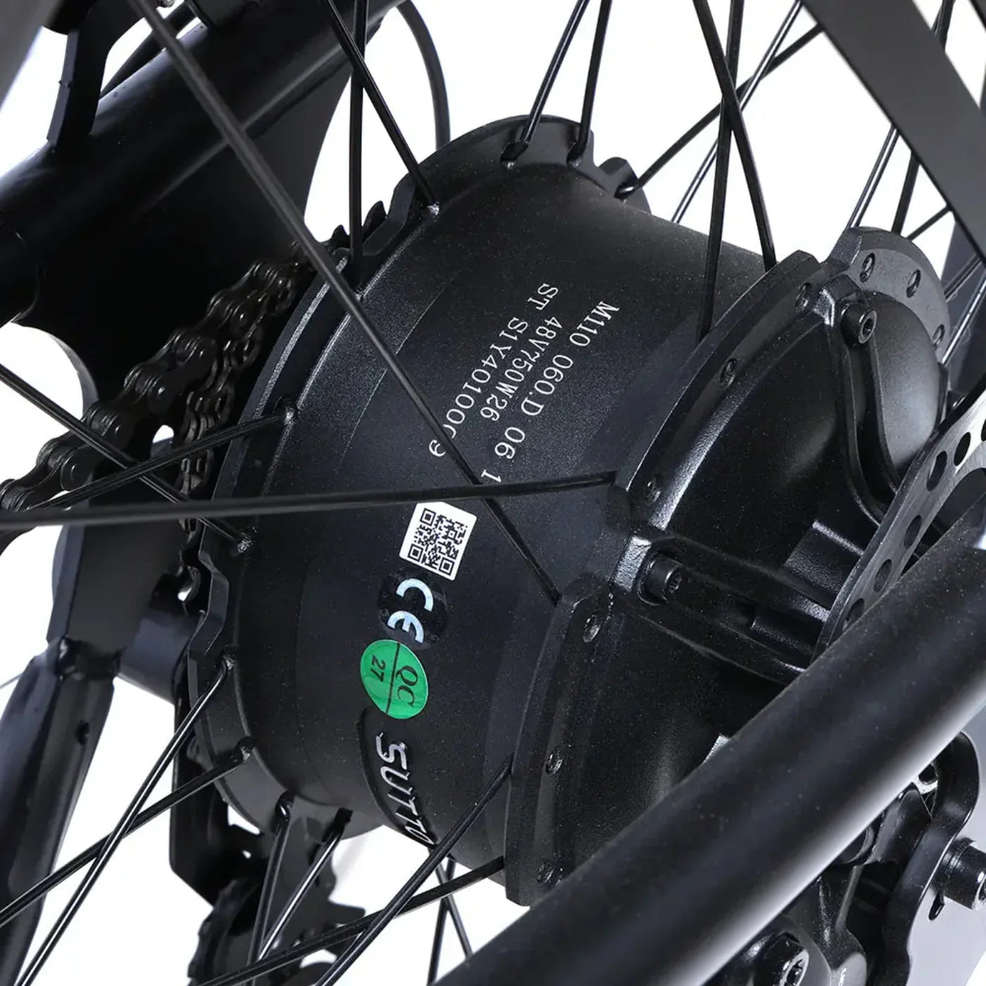 Tracer 750W 48V Chico GT7 Chopper Stretch Cruiser Fat Tire Electric Bike - EB-TC-CHICO-MBK