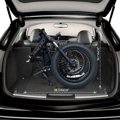 Tracer 500W 20" Coyote Foldable Electric Bike - MB-EB-COYOTE-MBK/BK