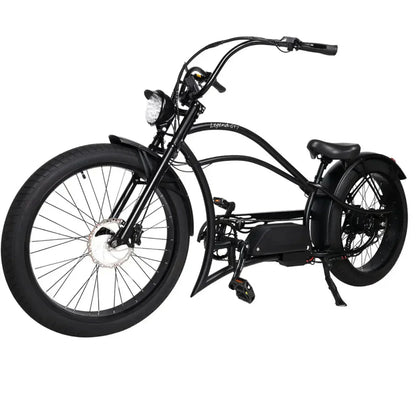 Tracer 1000W 48V Legend GT7 Chopper Stretch Cruiser Fat Tire Electric Bike