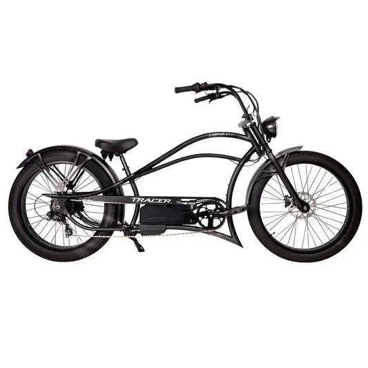 Tracer 1000W 48V Legend GT7 Chopper Stretch Cruiser Fat Tire Electric Bike
