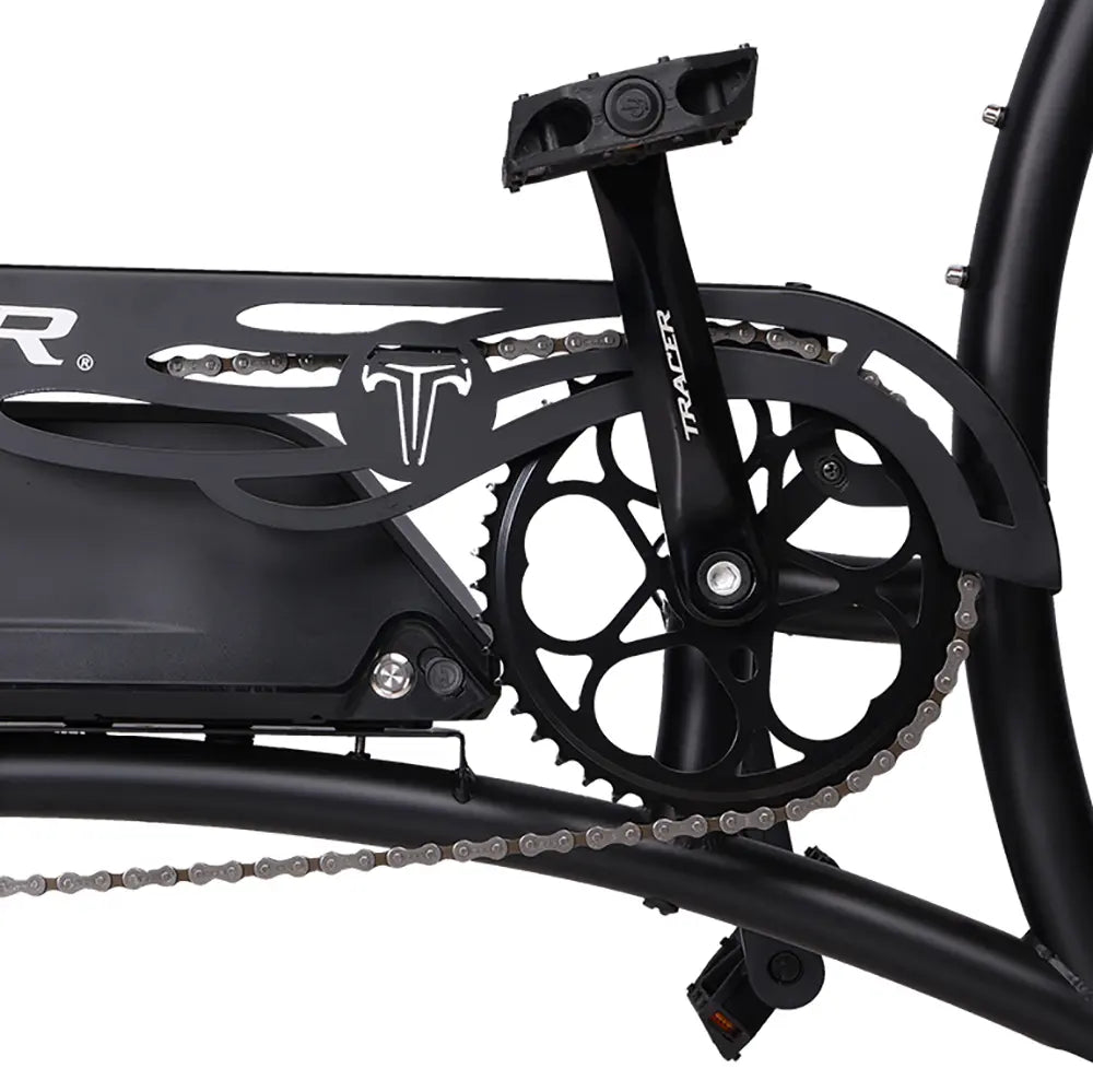 Tracer 1000W 48V Legend GT7 Chopper Stretch Cruiser Fat Tire Electric Bike