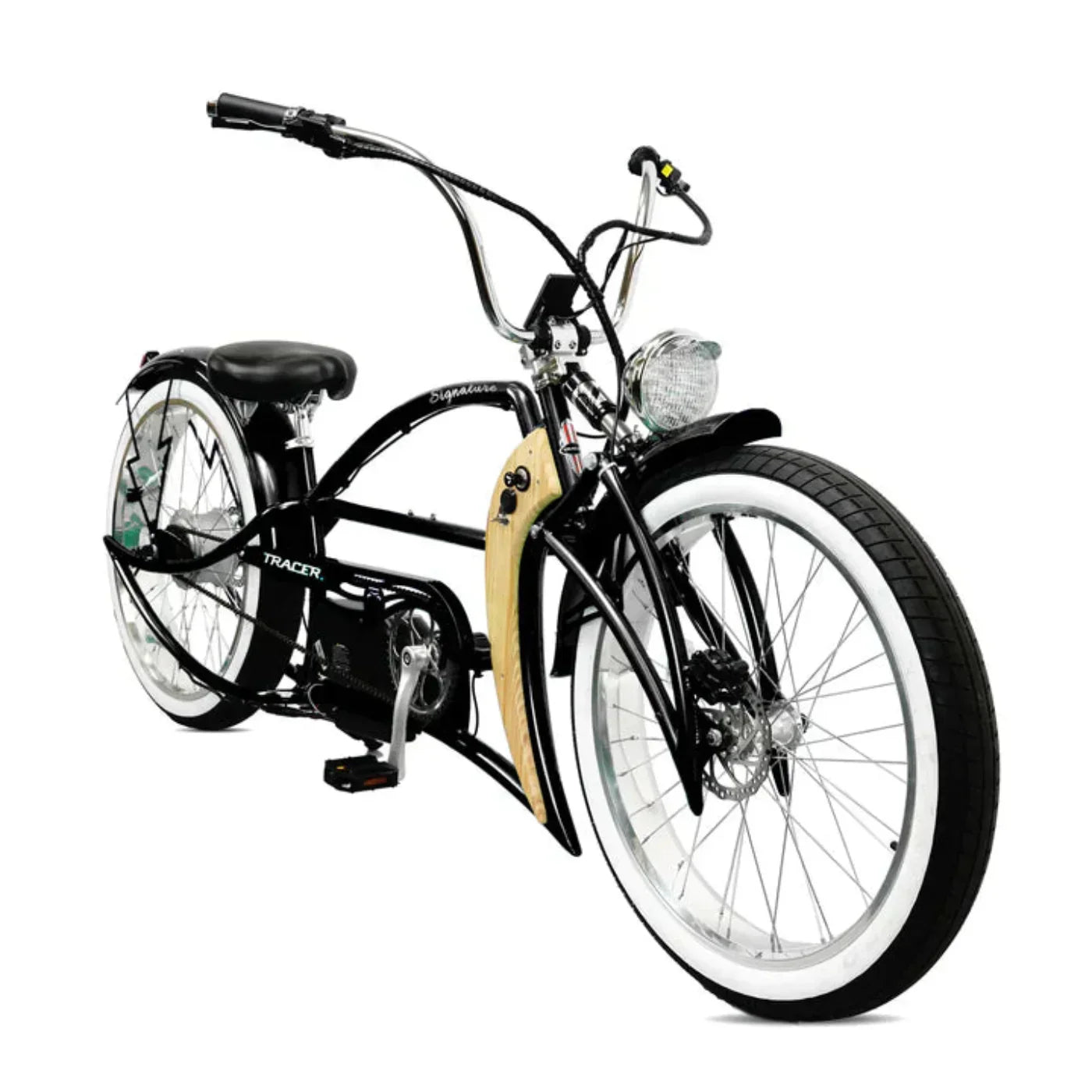 Tracer 800W Signature Pro Chopper Cruiser Electric Bike - MB-EB-Signature Pro-BK