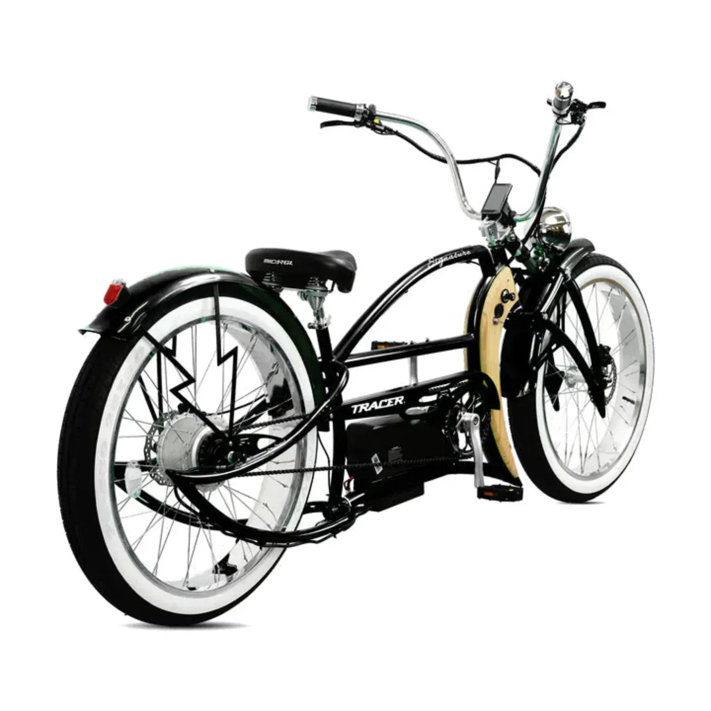 Tracer 800W Signature Pro Chopper Cruiser Electric Bike - MB-EB-Signature Pro-BK