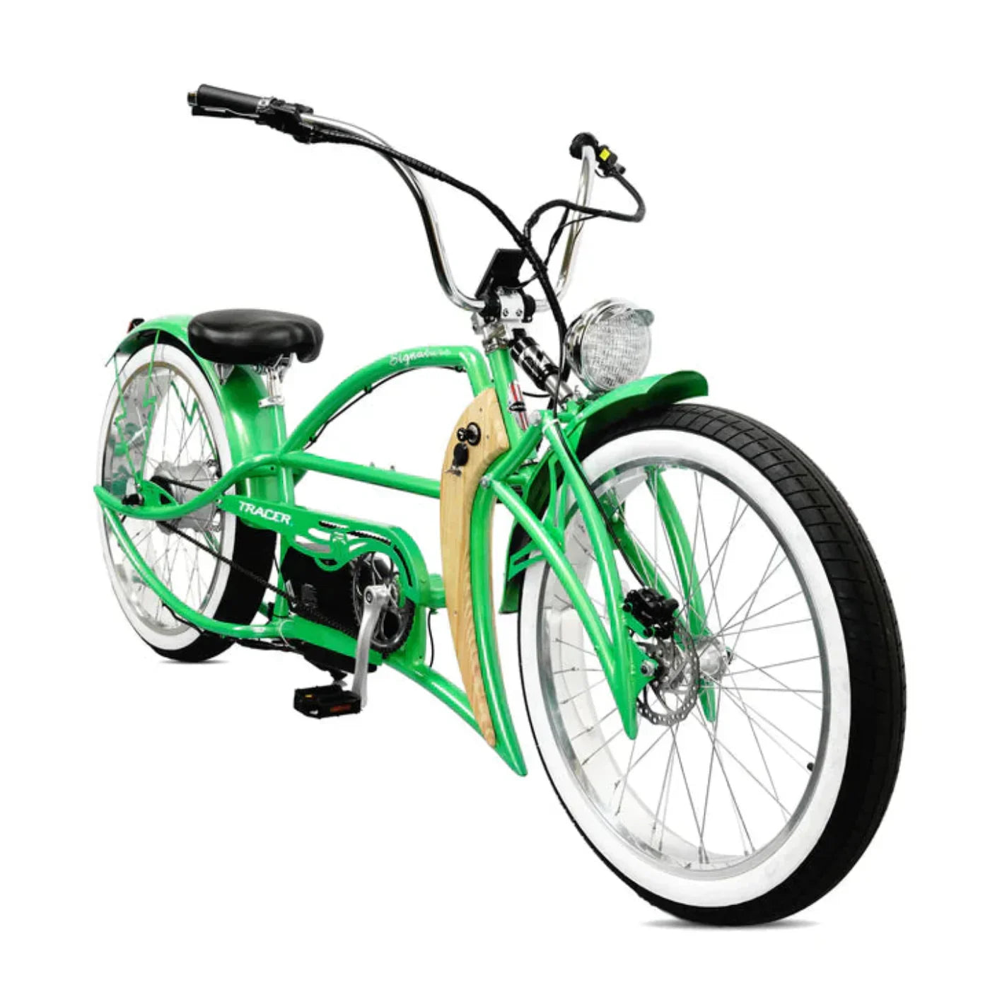 Tracer 800W Signature Pro Chopper Cruiser Electric Bike - MB-EB-Signature Pro-BK