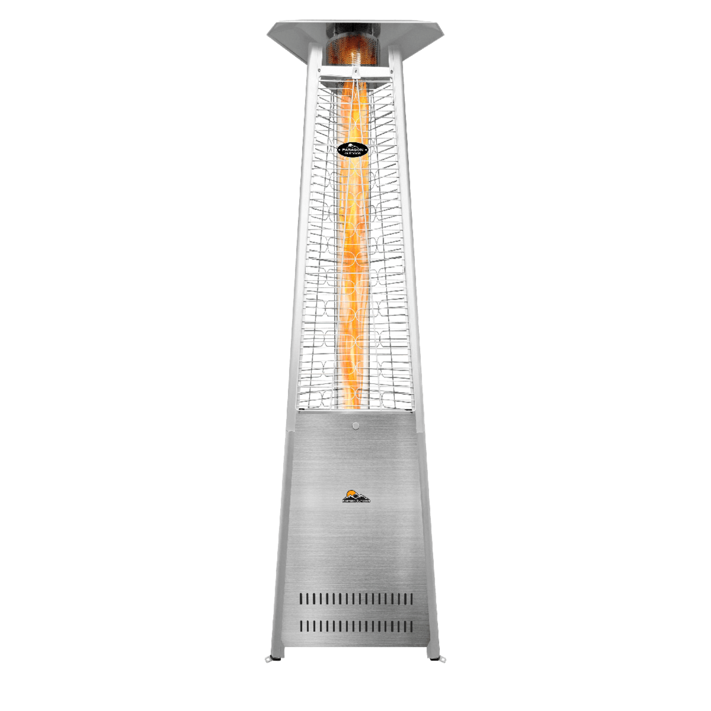 Paragon Outdoor Elevate Flame Tower Heater, 92.5”, 42,000 BTU - Backyard Provider