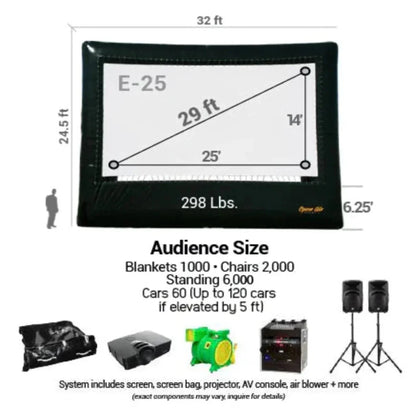 Open Air Cinema Cinebox Elite A/V System - CBE-25