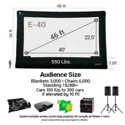 Open Air Cinema Cinebox Elite A/V System - CBE-25