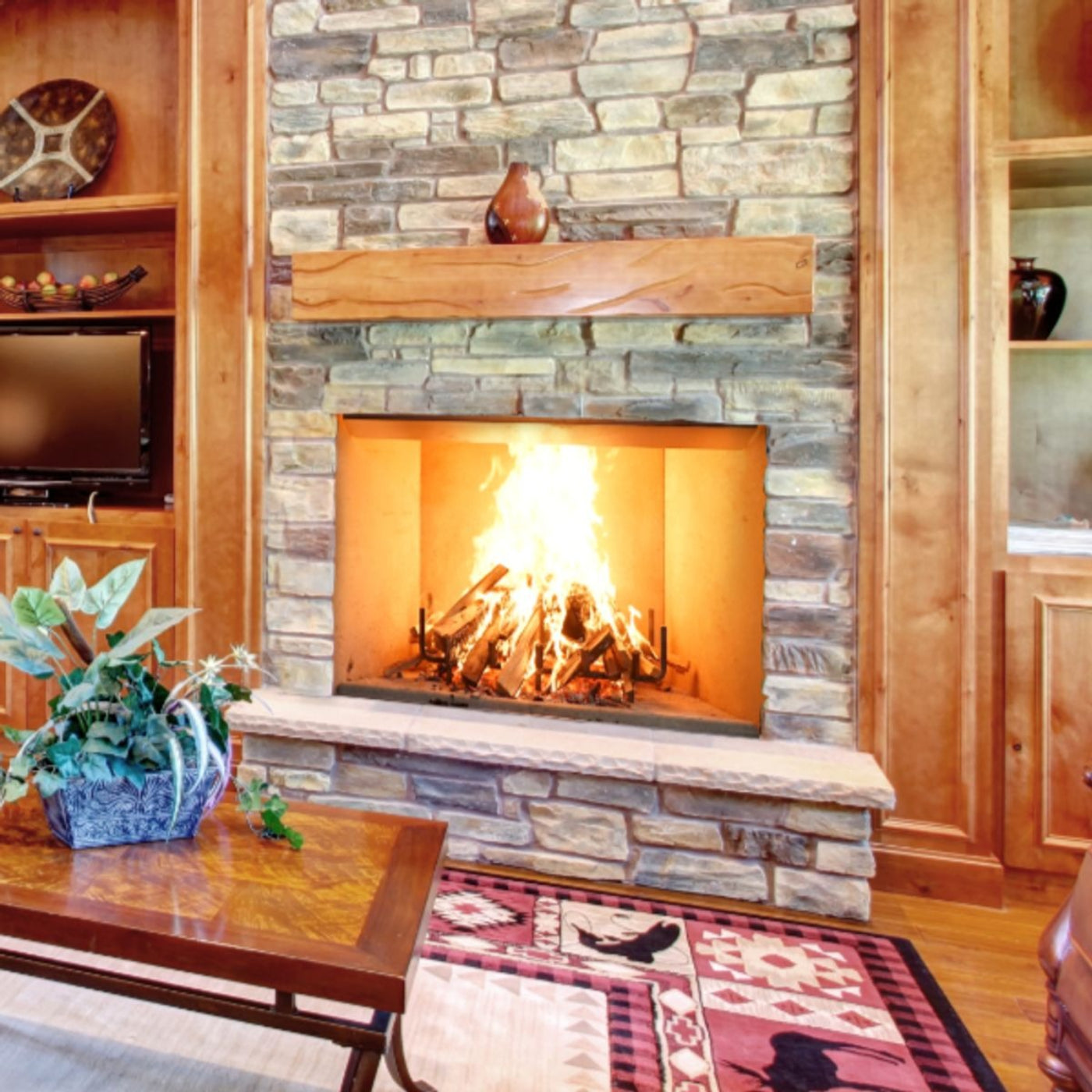 Empire Blackburn 54" Wood Burning Fireplace - WB54FB0F