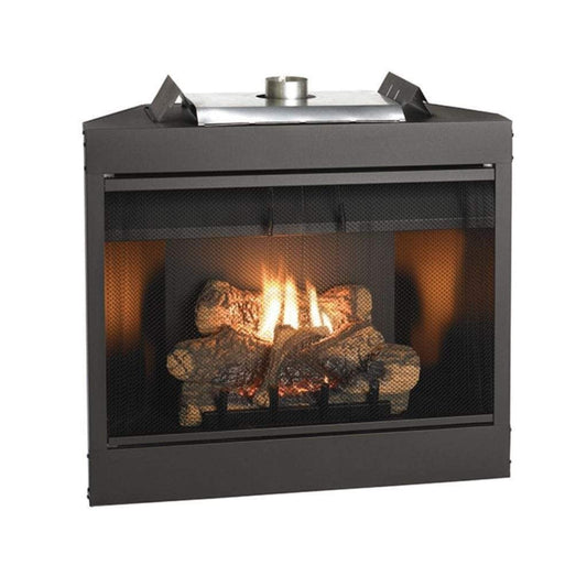 Empire Keystone Deluxe 36" Direct Vent Gas Fireplace - BVD36FP30FN