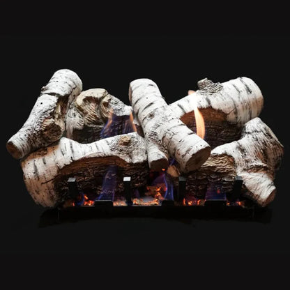 Empire Birch Burncrete Vent Free Gas Log Set - LS18CB, VFSM18LP