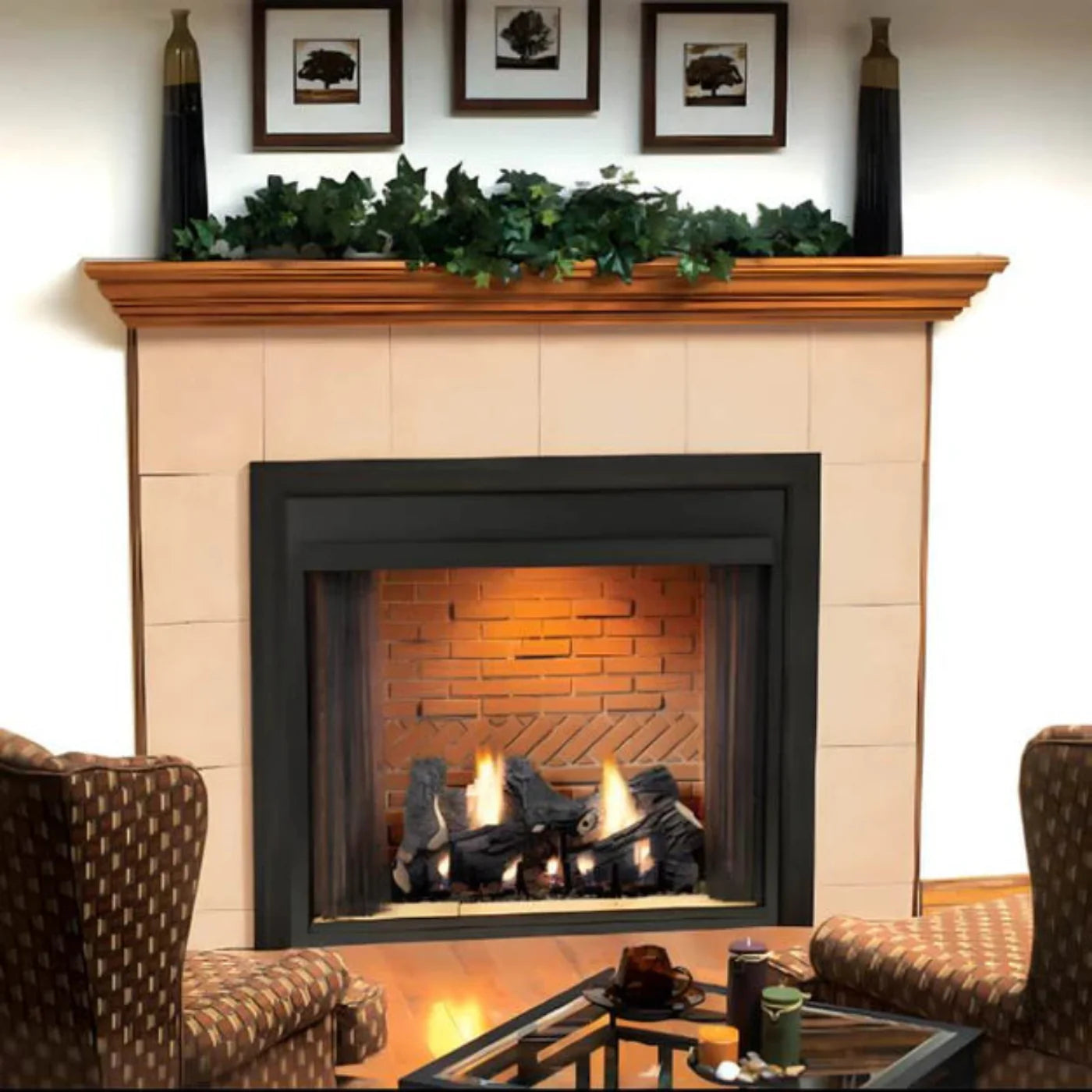 Empire Breckenridge Premium 42" Vent Free Firebox with Louvers - VFP42FB0L