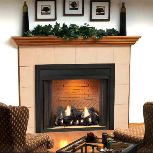 Empire Breckenridge Premium 42" Vent Free Firebox with Louvers - VFP42FB0L