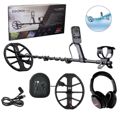 Minelab Equinox 700 Metal Detector and EQX 15" Coil - 3720-0005-EQX15