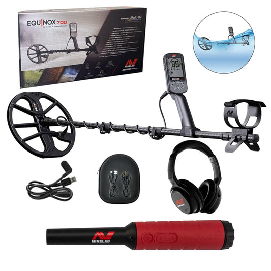 Minelab Equinox 700 Metal Detector and Pro-Find 40 Pinpointer - 3720-0005-PF40