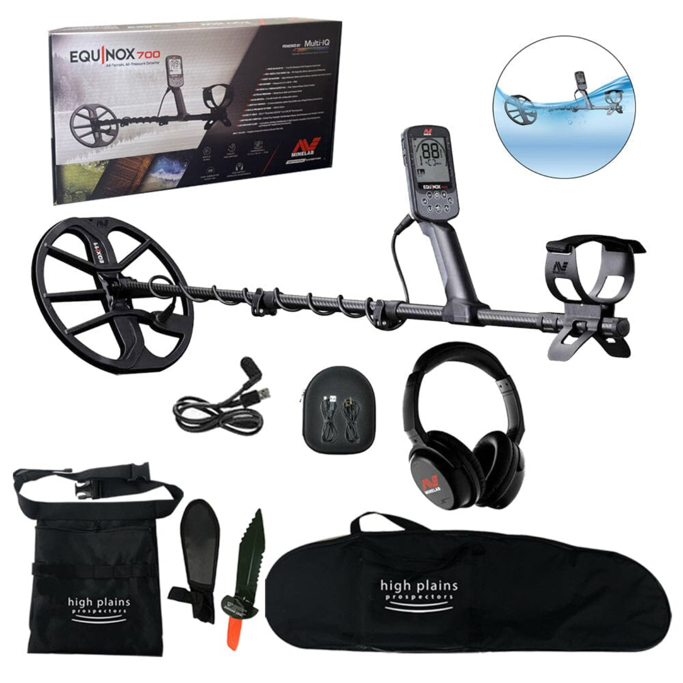 Minelab Equinox 700 with FREE Gear - 3720-0005-free-gear-bundle