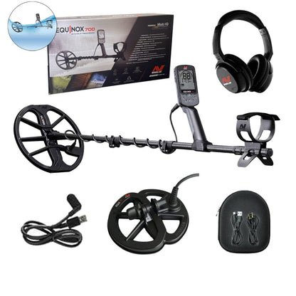 Minelab Equinox 700 Metal Detector with 6" EQX06 Coil - 3720-0005-EQX6n