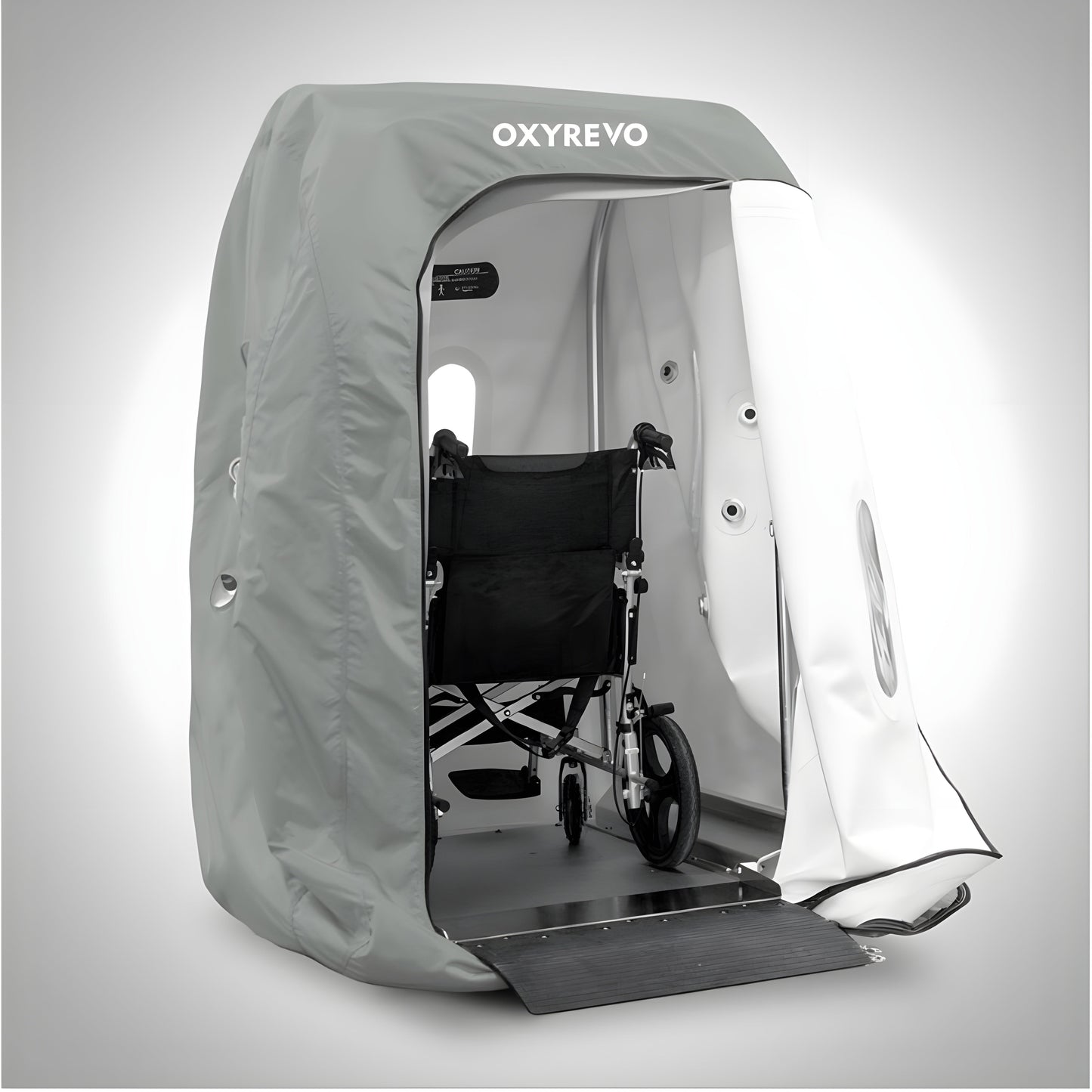 OxyRevo Heal 40 Wheelchair Sitting Soft Type Hyperbaric Chamber