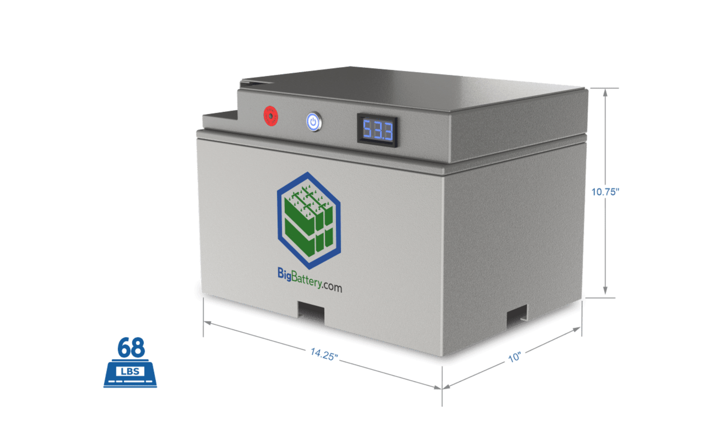 Big Battery 48V 3X FALCON ELITE KIT – LiFePO4 – 183Ah – 9.18kWh - K0890