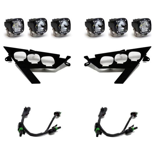 Baja Designs Polaris RZR Pro / Turbo R S1 Triple LED/Laser Headlight Kit - 447157