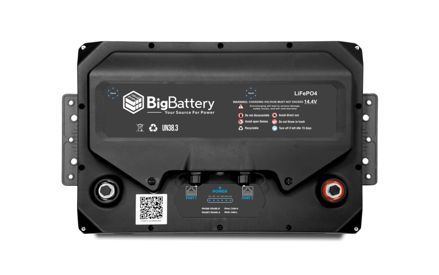 Big Battery 12V HUSKY 2 – LiFePO4 – 400Ah – 5.12kWh - FHSKY-12051-G2